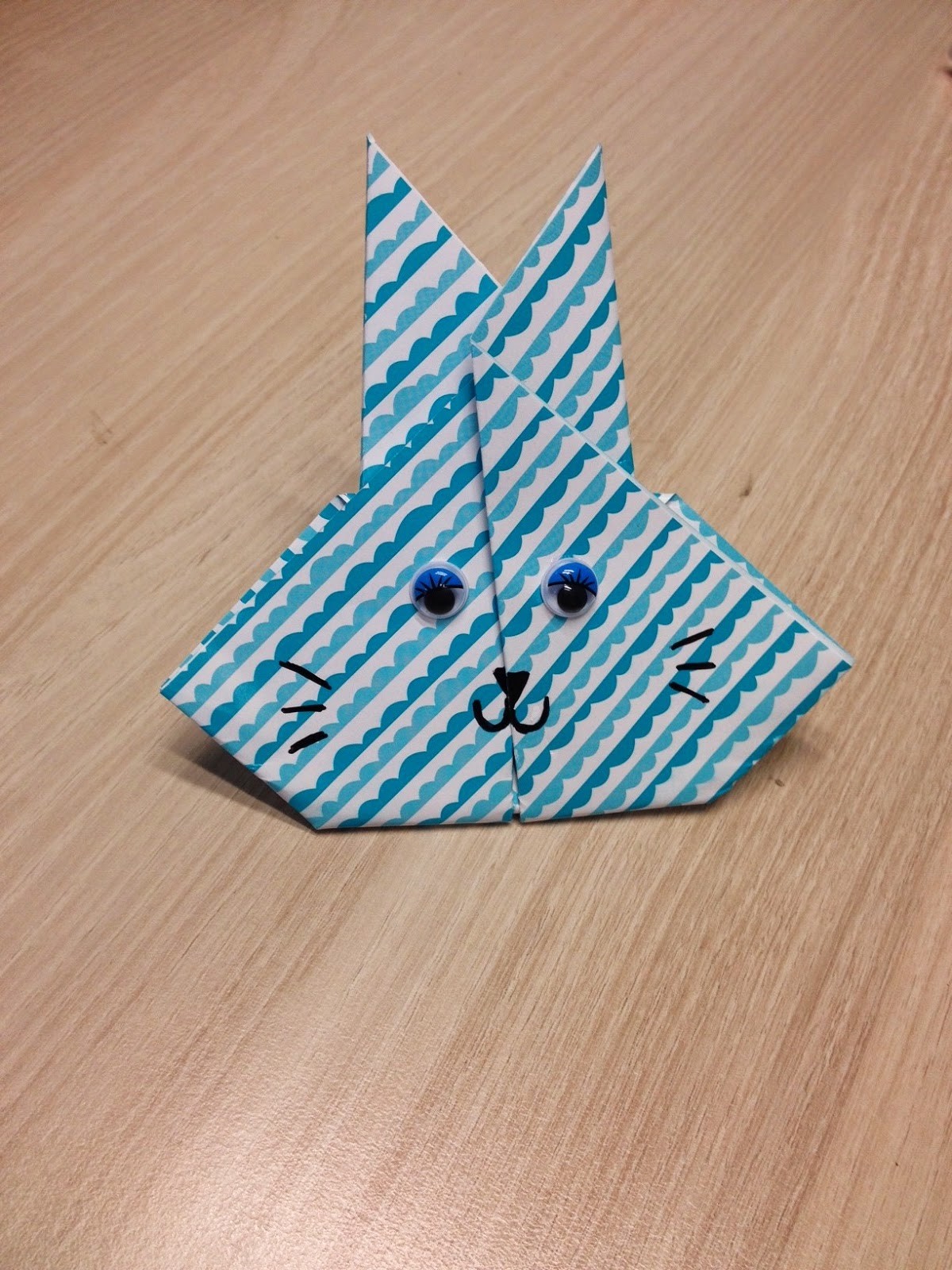 lapins origami pâques