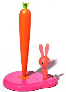 bunny and carrot portarrollos de cocina alessi