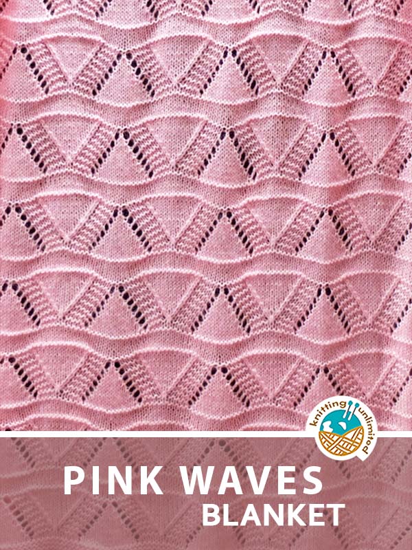 Blanket 76: Pink waves