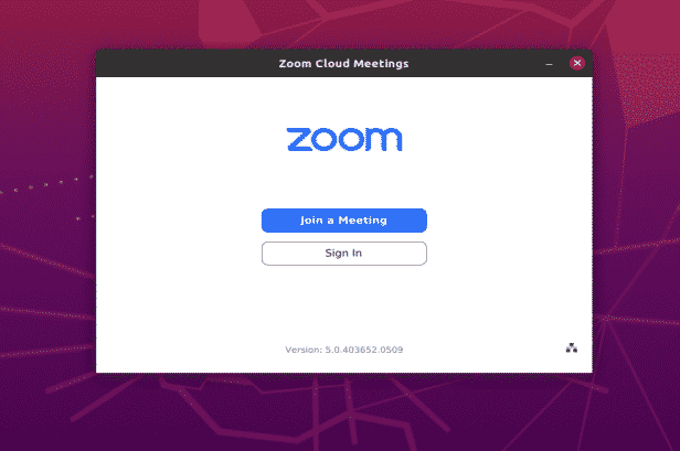 تطبيق  Zoom على Ubuntu