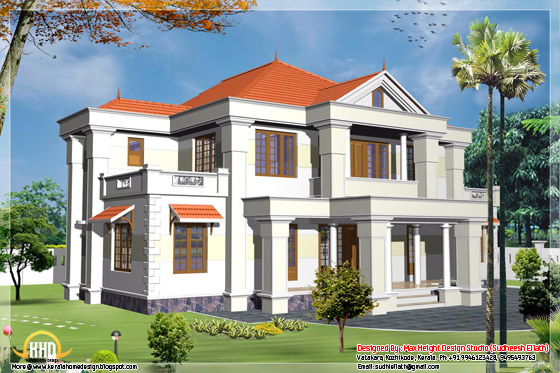 2450 square feet home design elevation