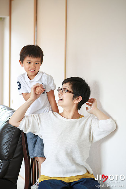 ご自宅へ入学記念の出張撮影