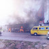 46-passenger Bus Gutted By Fire On Lagos-Ibadan Expressway (Photos)