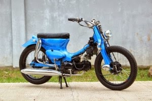  Modifikasi  Motor  Honda  Bebek 70 Model Retro Otomotif News