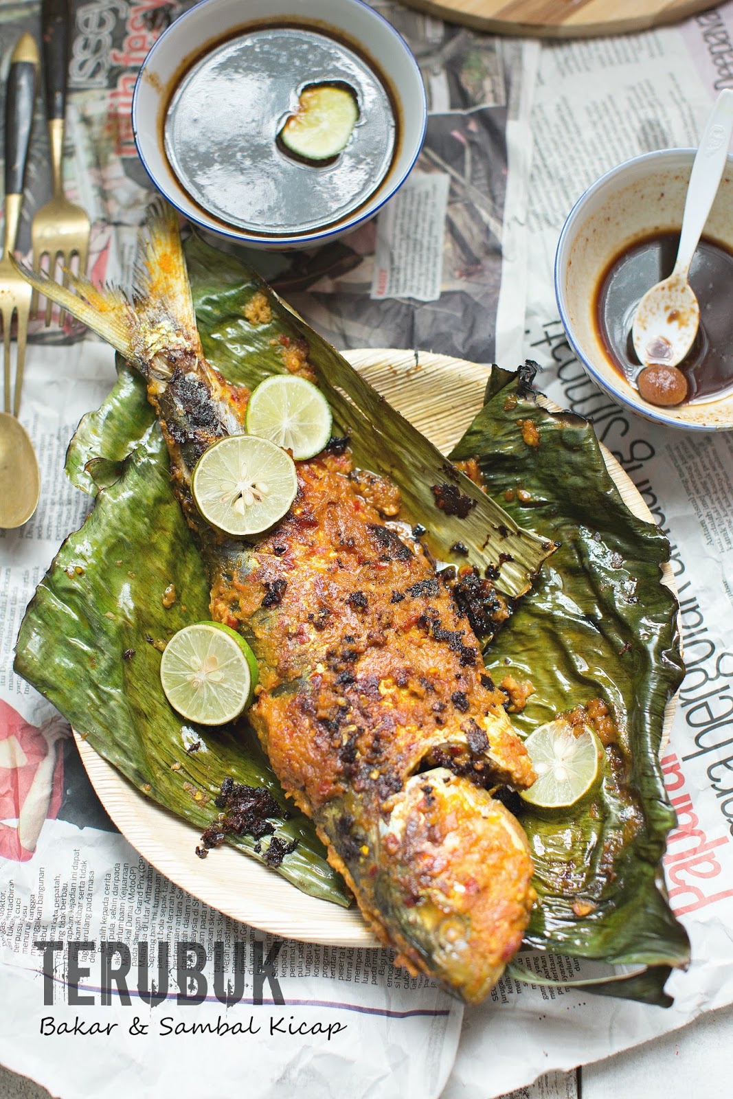 TERUBUK BAKAR & SAMBAL KICAP  Sedap nya ! - FHA Selemak 