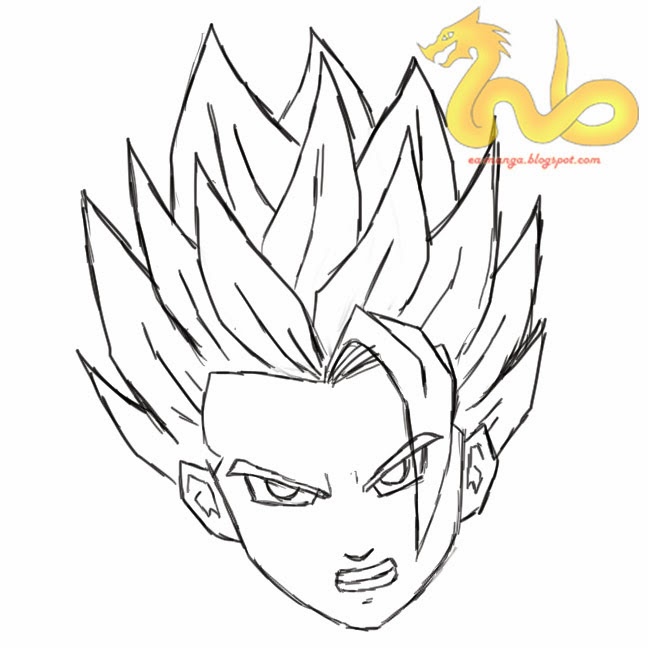 Cara Menggambar Son Goku Dragon Ball Z Manga Council