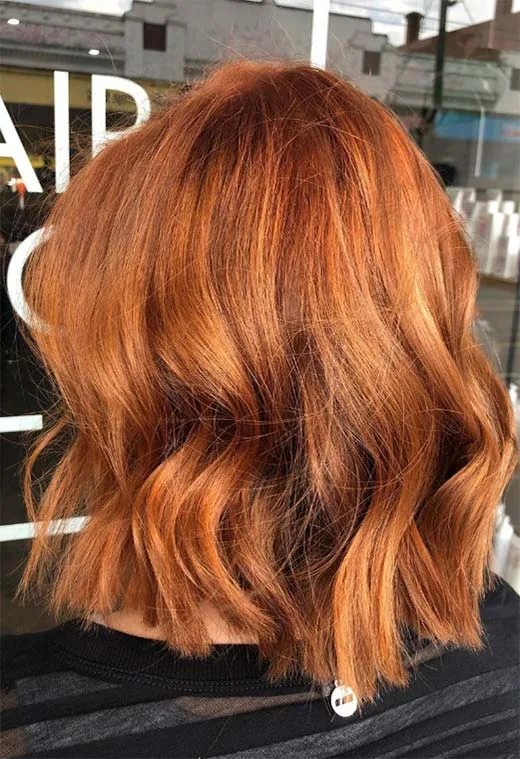 copper balayage hair ideas 004