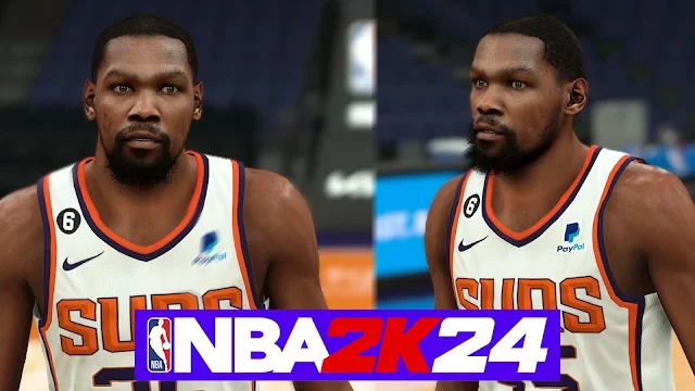 NBA 2K24 Kevin Durant Cyberface & Body Update