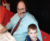 Charlie Pinson,Voice of the Pikeville College Bears with nephew