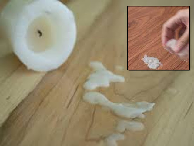 Removing candle wax, easy tips