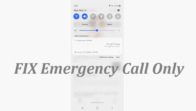 FIX Emergency Call Only Samsung Galaxy Note 3 Au Docomo/SC22/N900J