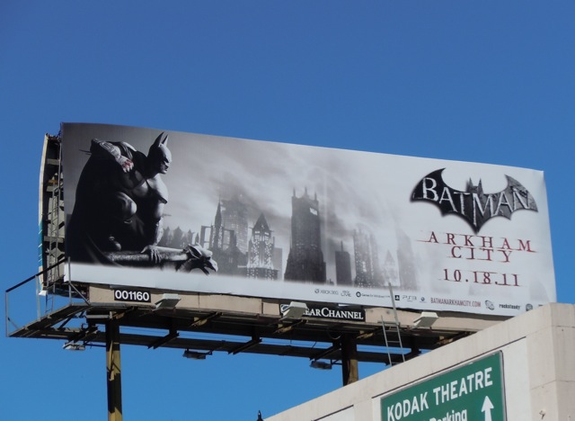 Batman Arkham City billboard