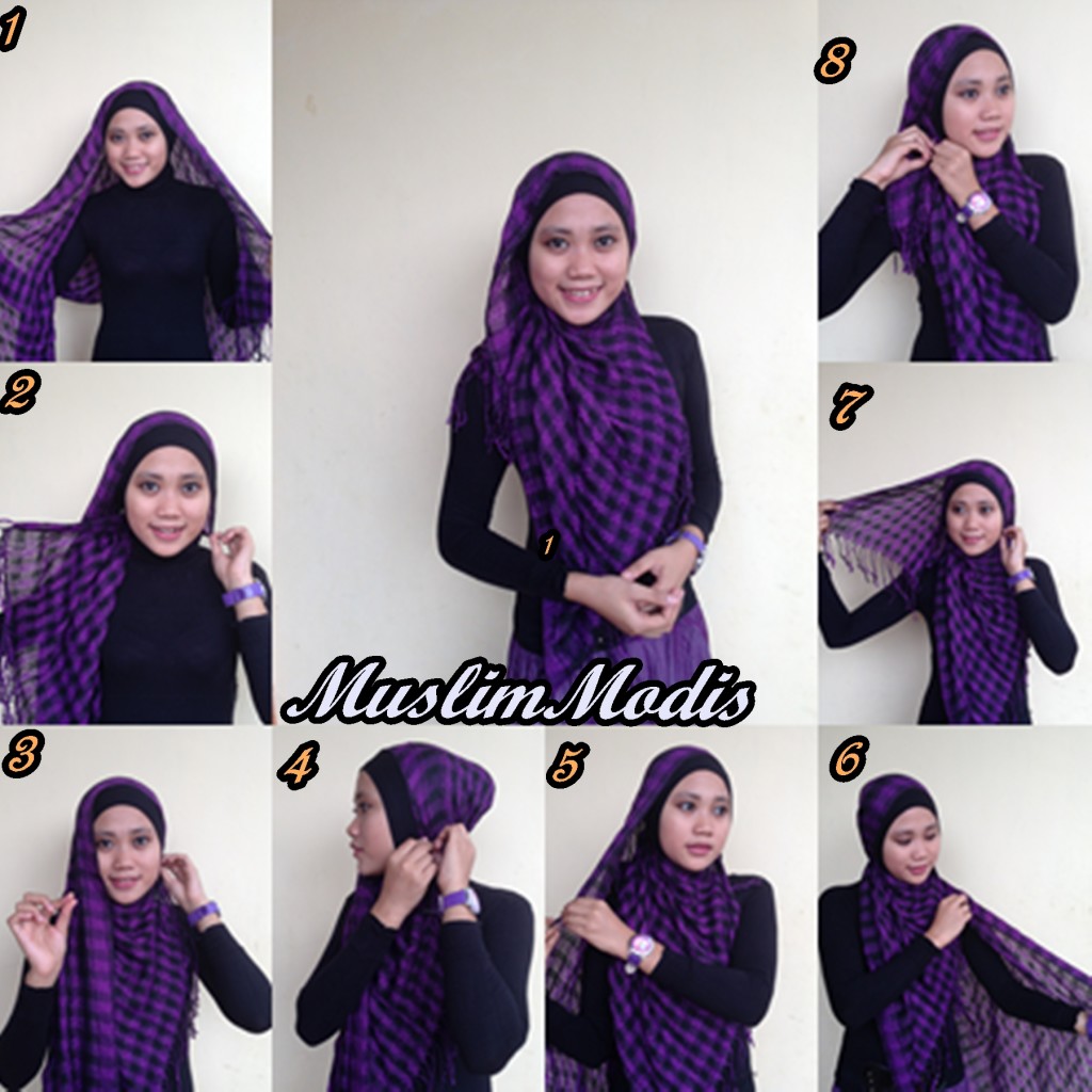 Tutorial Hijab Segi Empat Ala Dewi Sandra Tutorial Hijab Paling