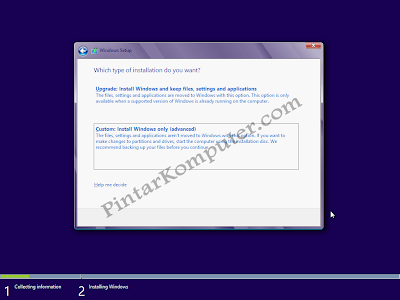langkah langkah menginstall windows 8
