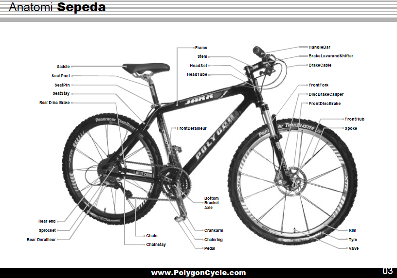 Gunung Pinang Bike Anatomi Sepeda 