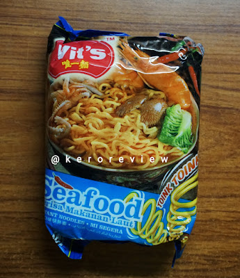 รีวิว วิทซ์ บะหมี่กึ่งสำเร็จรูป รสอาหารทะเล (CR) Review Instant Noodles Seafood Flavor, Vit's Brand.