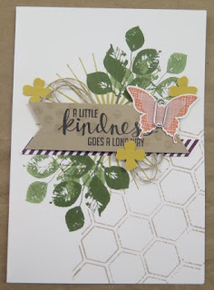 dry embossing  Zena Kennedy independent Stampin Up demonstrator,