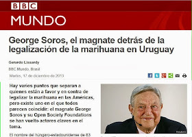 Resultado de imagen de Marihuana  Uruguay Soros