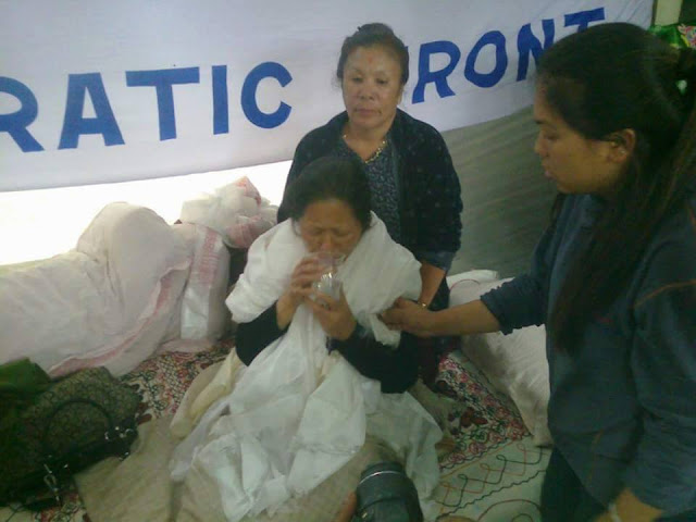 Bharati Tamang lifts Hunger Strike
