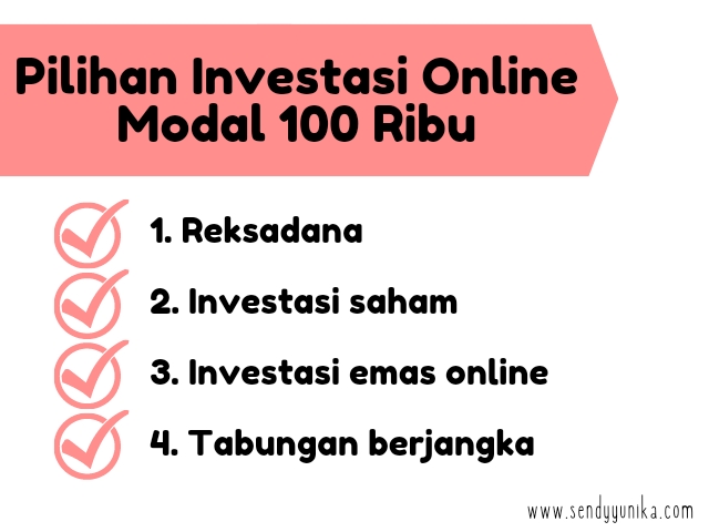 investasi online modal 100 ribu