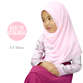 Pilihan Warna Jilbab Instant Zahra Kids