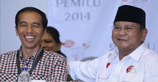 Jokowi vs Prabowo Diprediksi Bertarung Lagi di Pilpres 2019