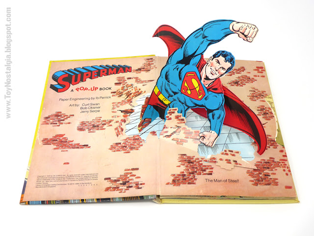 SUPERMAN - Un libro Pop UP  1979 - Editorial Norma - Libros animados  Ingeniería de papel Ib Penick