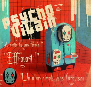 Psycho Vilain Paper Toy