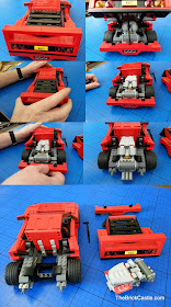 Removeable back end LEGO Ferrari F40 set 10248