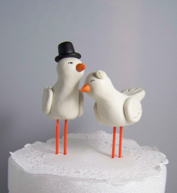  a rustic country themed wedding or event The Details Birdy Cake Topper