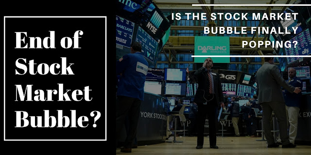 Is the Crash of Monday an indication of the impending popping of Stock Markety Bubble?