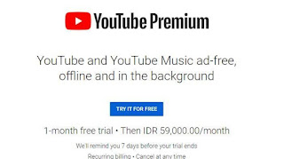 Cara Mendapatkan YouTube Premium Gratis Selamanya