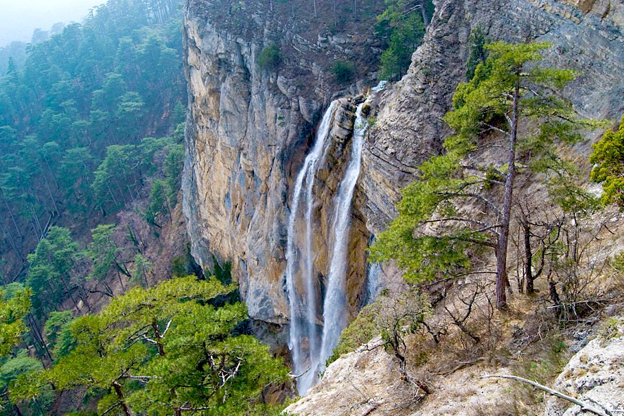 Водопад Учан-Су в Крыму