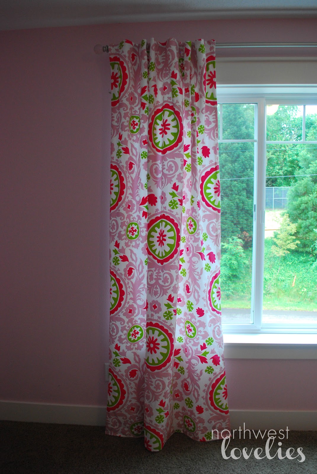 northwest lovelies: Chronicles of a Big Girl Room: Curtains