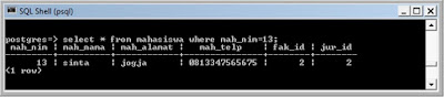 Kelas Informatika - Select Where Mahasiswa