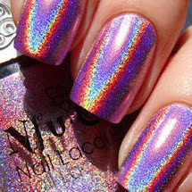 Esmalte holográfico lilás