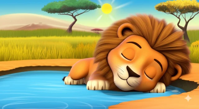 Leo the Lion Learns to Help - Animal Stories