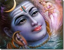 Lord shiva with waters