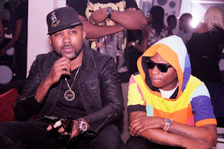 Wizkid and Banky W during his upcoming years