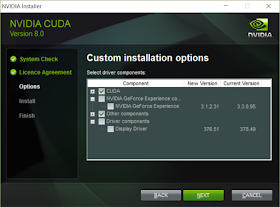 Deselect the GeForce Experience and Display Driver components