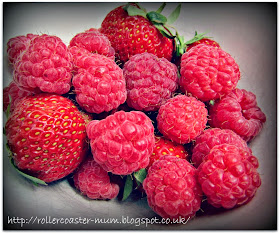 Grow Your Own, raspberries and strawberries