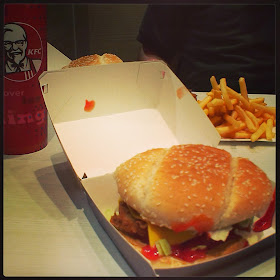 KFC Fillet Tower burger