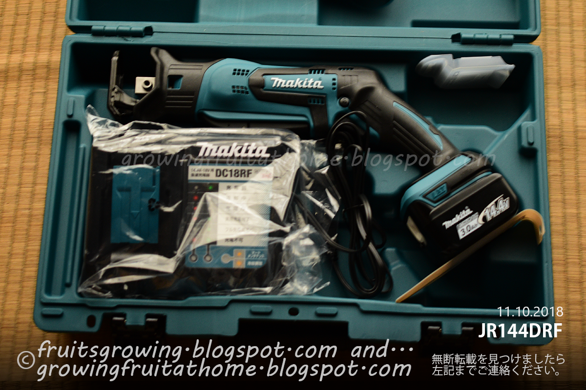 マキタ レシプロソーjr144drf Dz を果樹の剪定に使ってみた おいしい鉢植え果樹の栽培育て方 自宅を果樹園に マキタ レシプロソーjr144drf Dz を果樹の剪定に使ってみた おいしい鉢植え果樹の栽培育て方 自宅を果樹園に