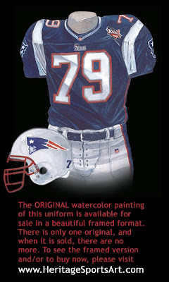 New England Patriots 2001 uniform