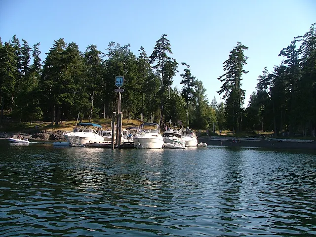 old dock at Jones Island north cove