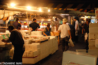 The fish market early in the morning