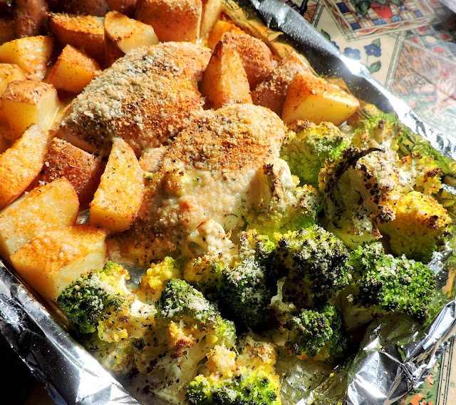 Sheet Pan Roast Chicken Dinner