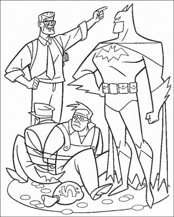 Batman Symbol Coloring Page