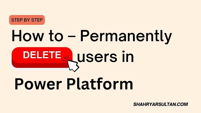 How to – Permanently delete users iower Platform (Dataverse / Dynamics 365)