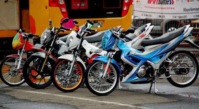 modifikasi satria f 150 cc